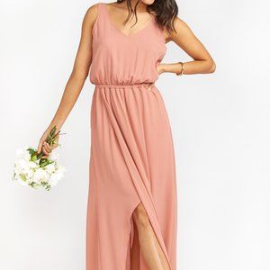 Show Me Your Mumu Kendall Maxi Rustic Mauve Crisp